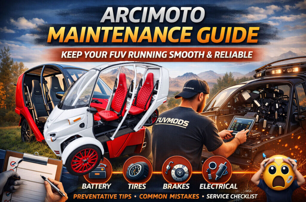 Arcimoto Maintenance Guide: Keep Your FUV Running Smooth & Reliable